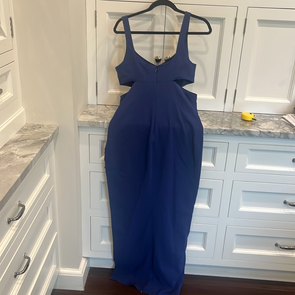 Likely Blue Cut out Gown - Picture 6 of 10